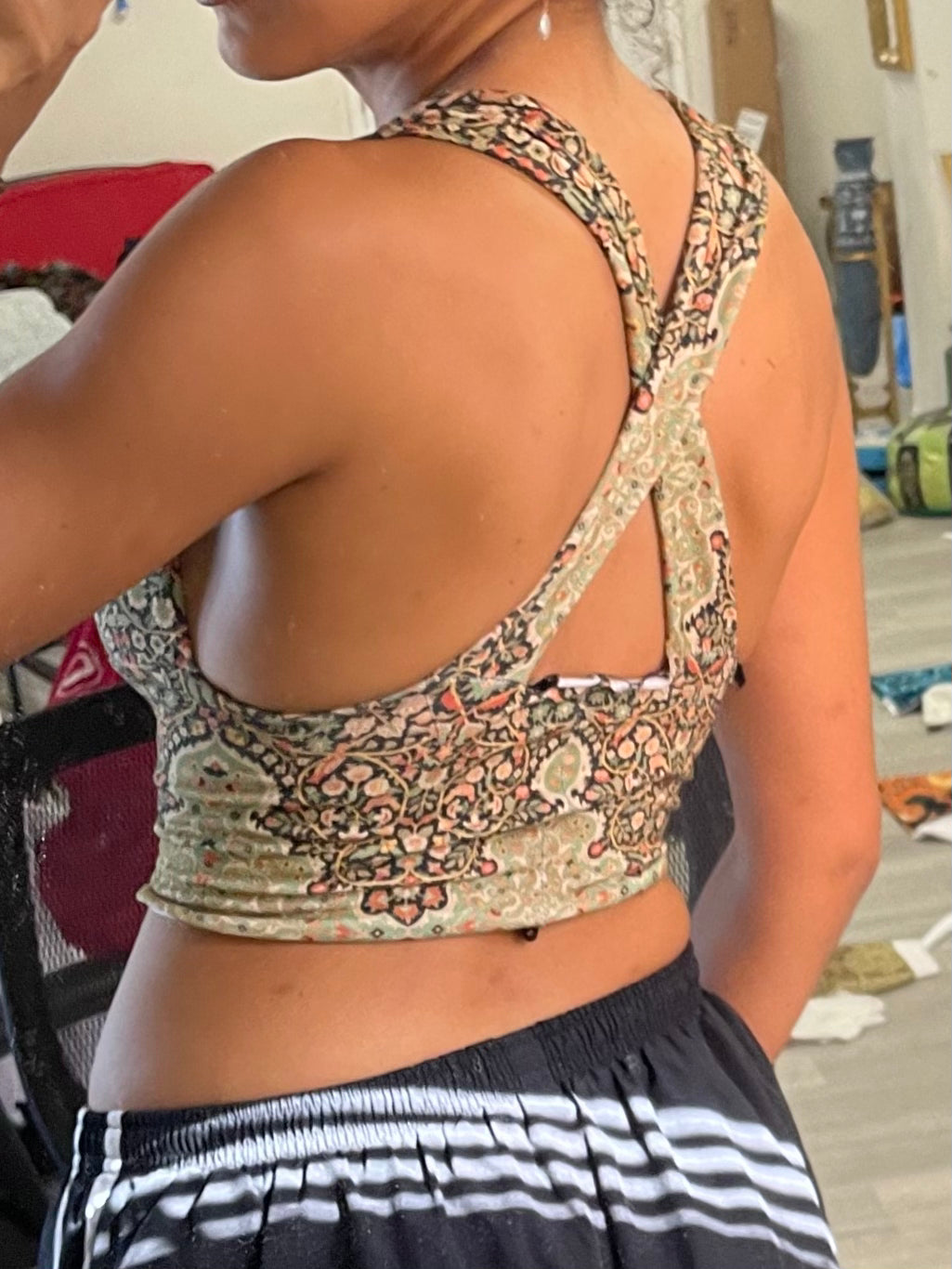 Demask Crossover Back Top