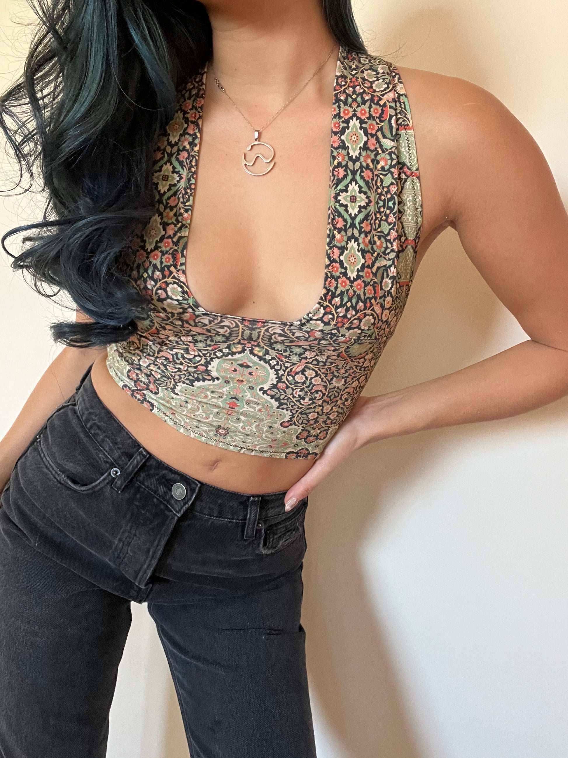 Demask Crossover Back Top