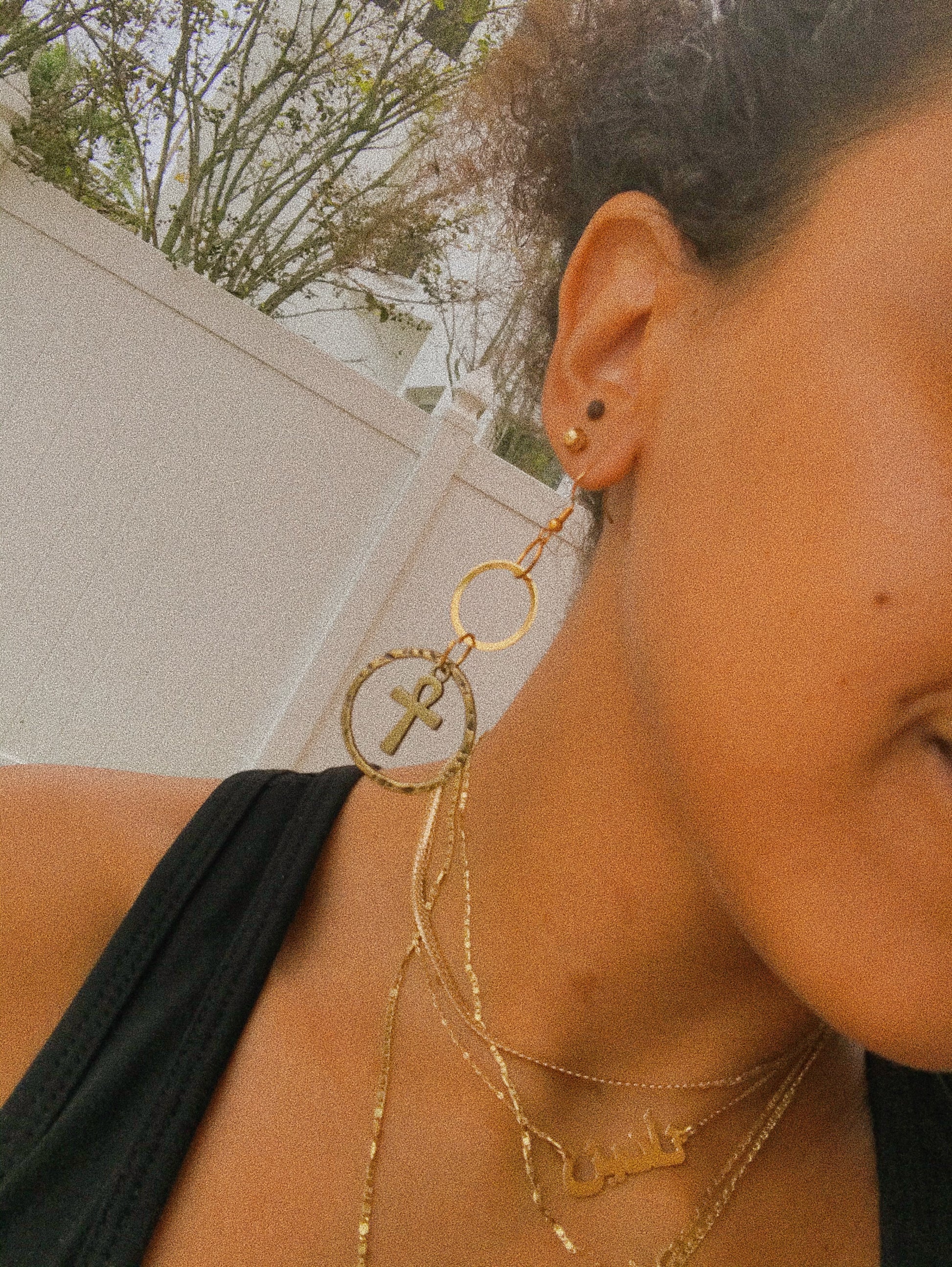 Ankh Earrings