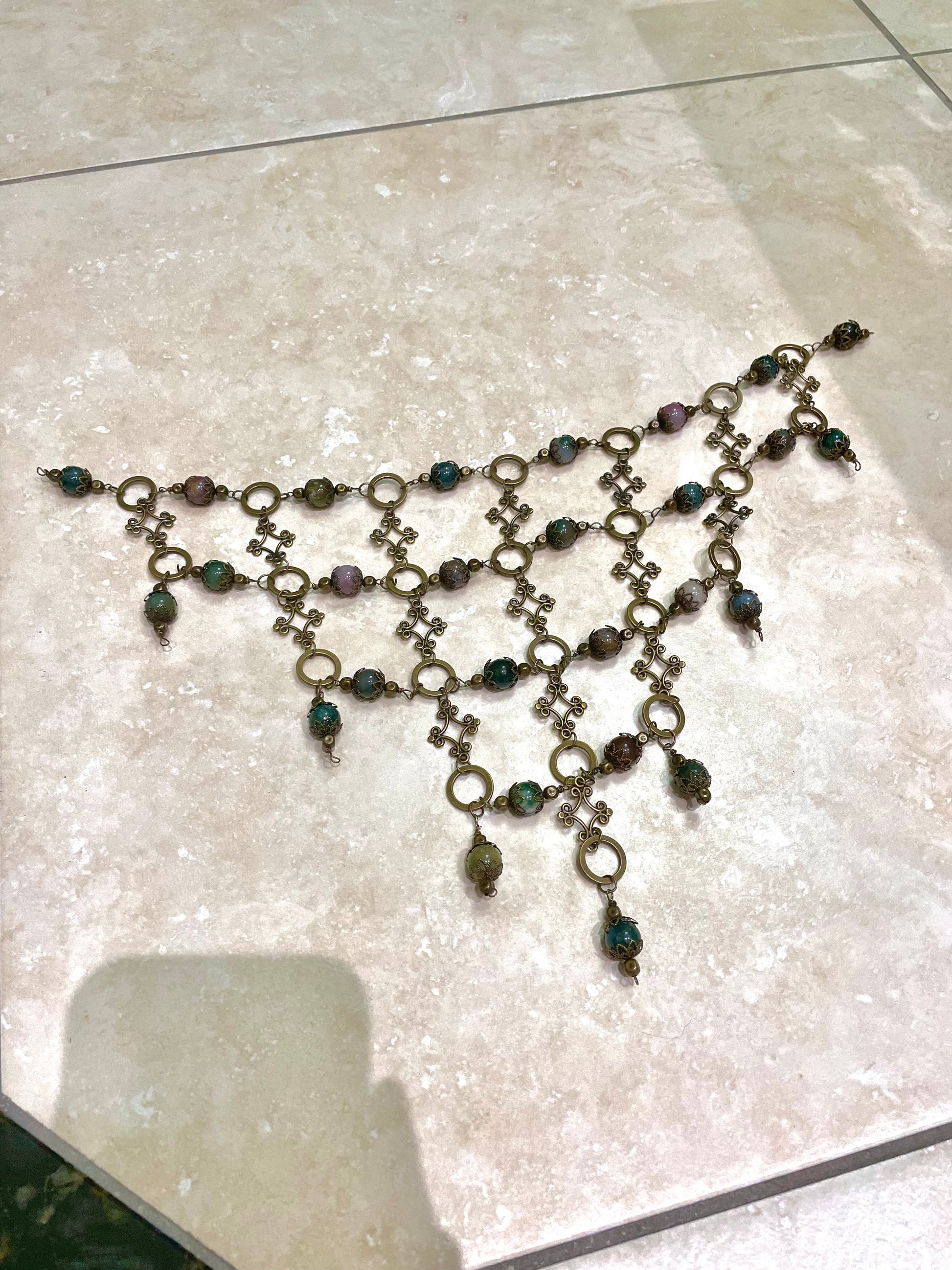 Jasper X Bronze Garter