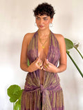 Tie gown