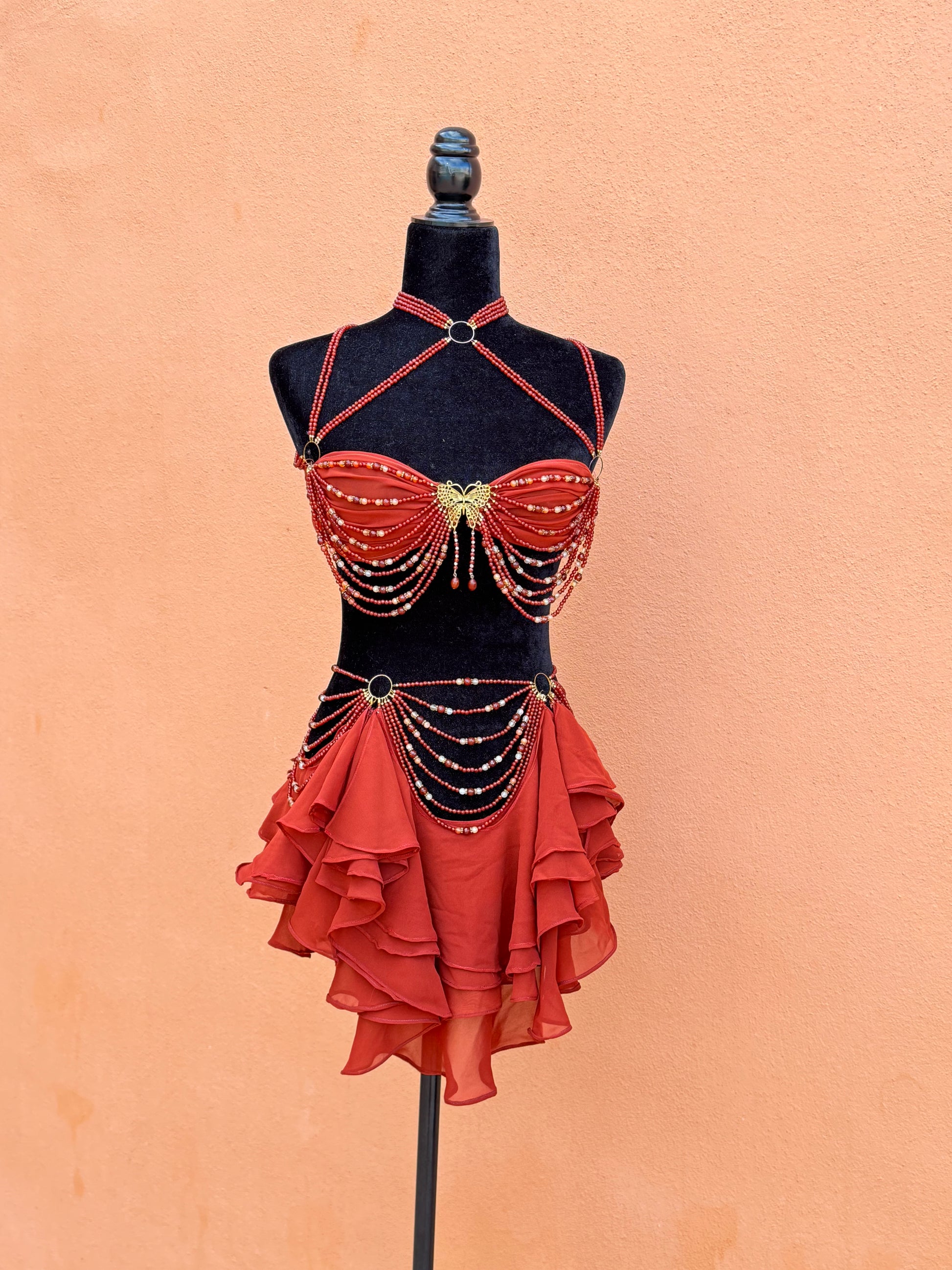 Carnelian Beaded Creation