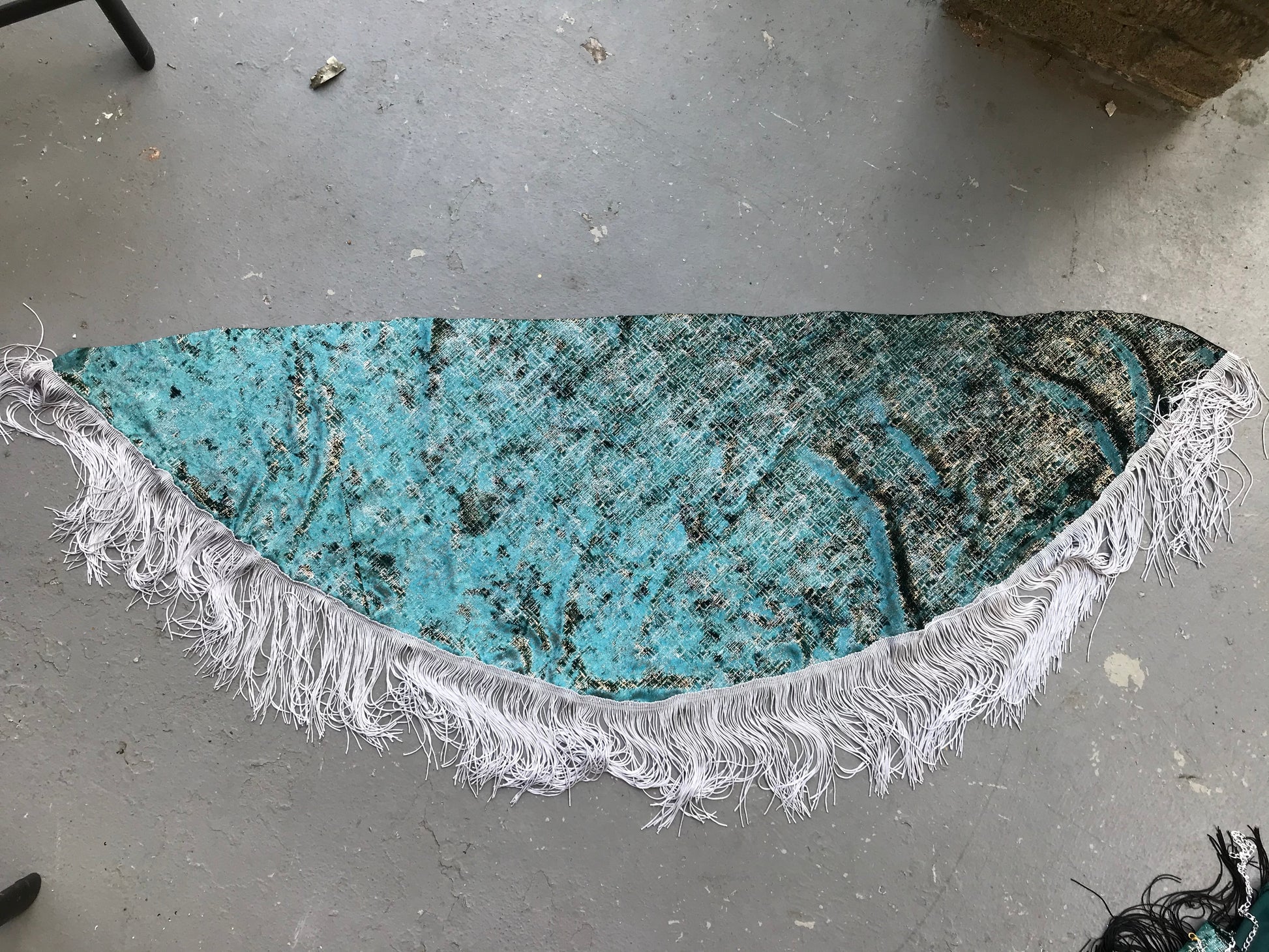 FRINGE SKIRT - Silver