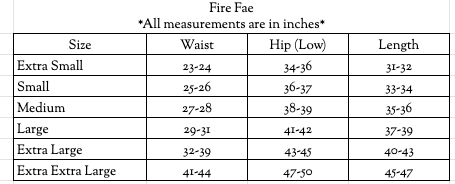 Fire Fae Dress