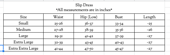 Slip Dress