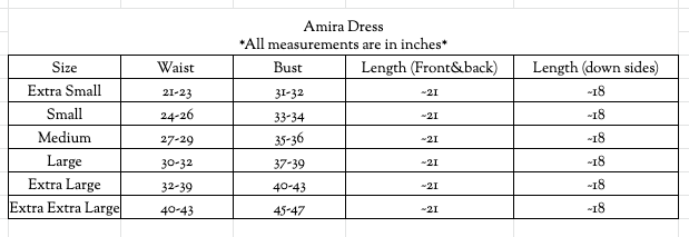 Amira Dress