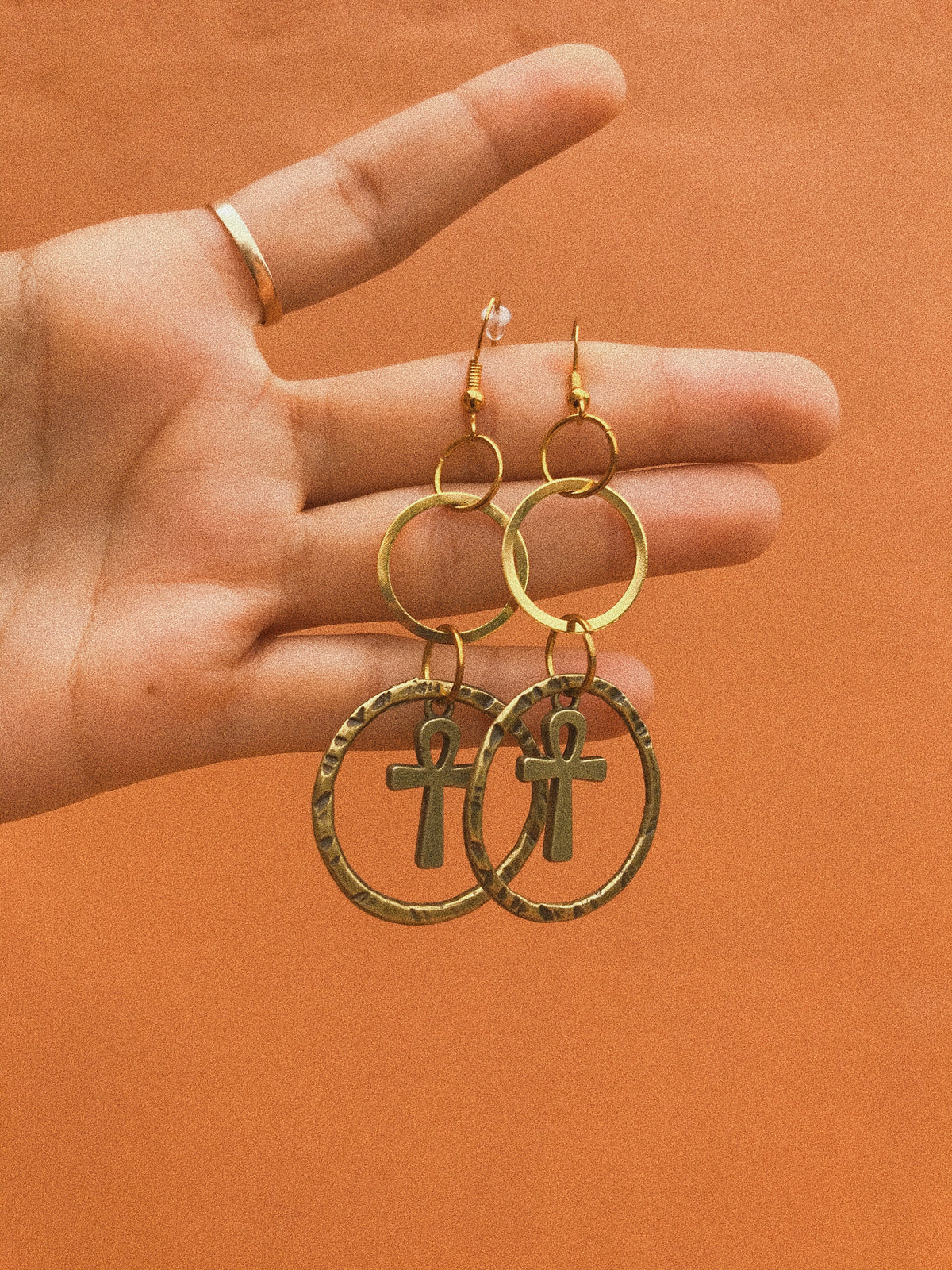 Ankh Earrings