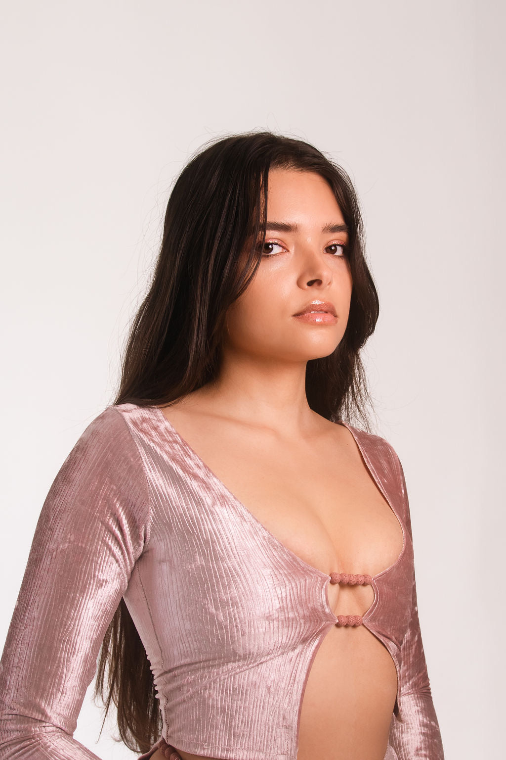 Pink Lava Rock Long Sleeve Top