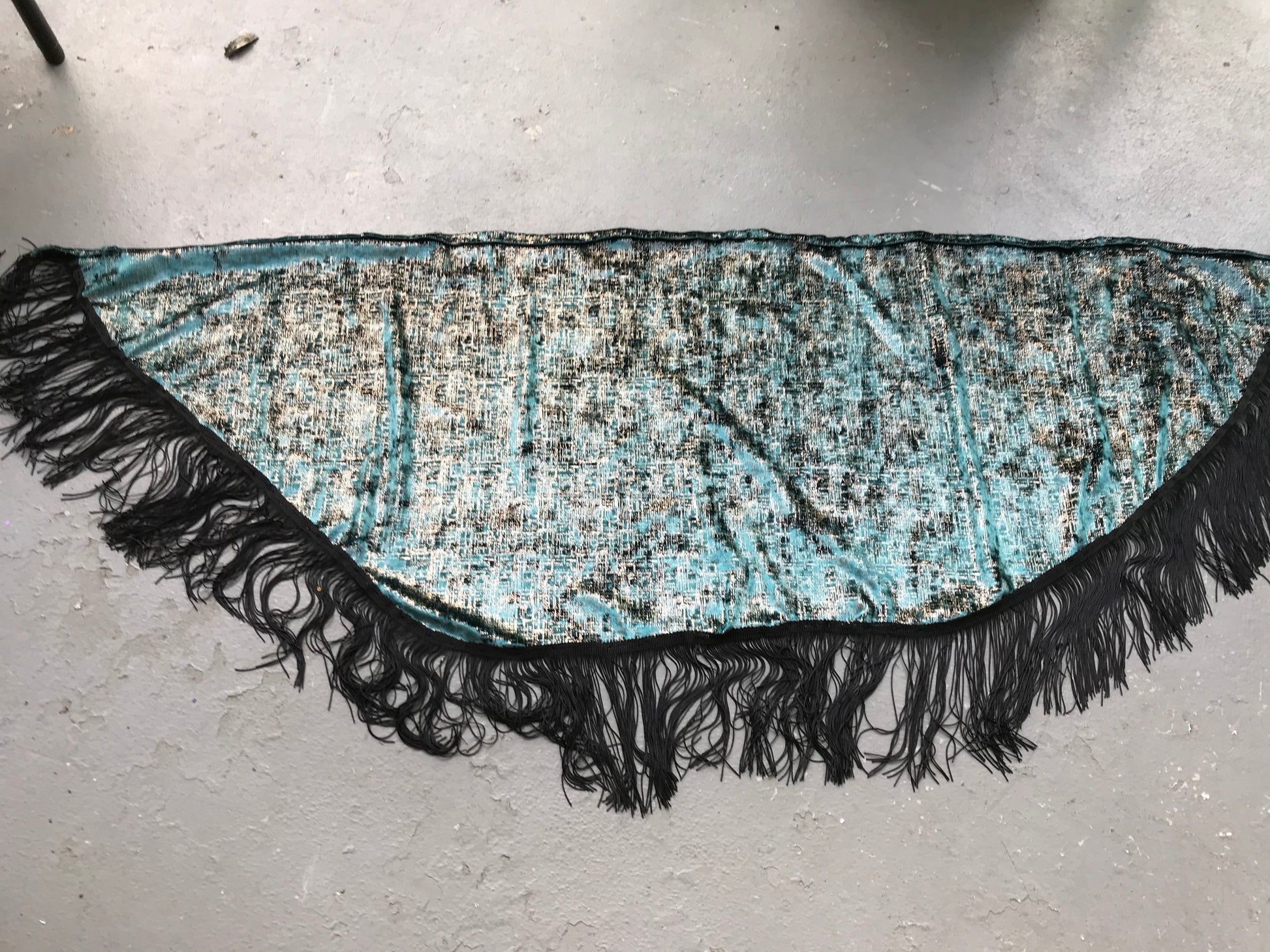 FRINGE SKIRT - Black