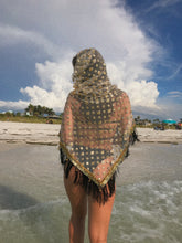 Load image into Gallery viewer, Golden Goddess Hooded Shawl
