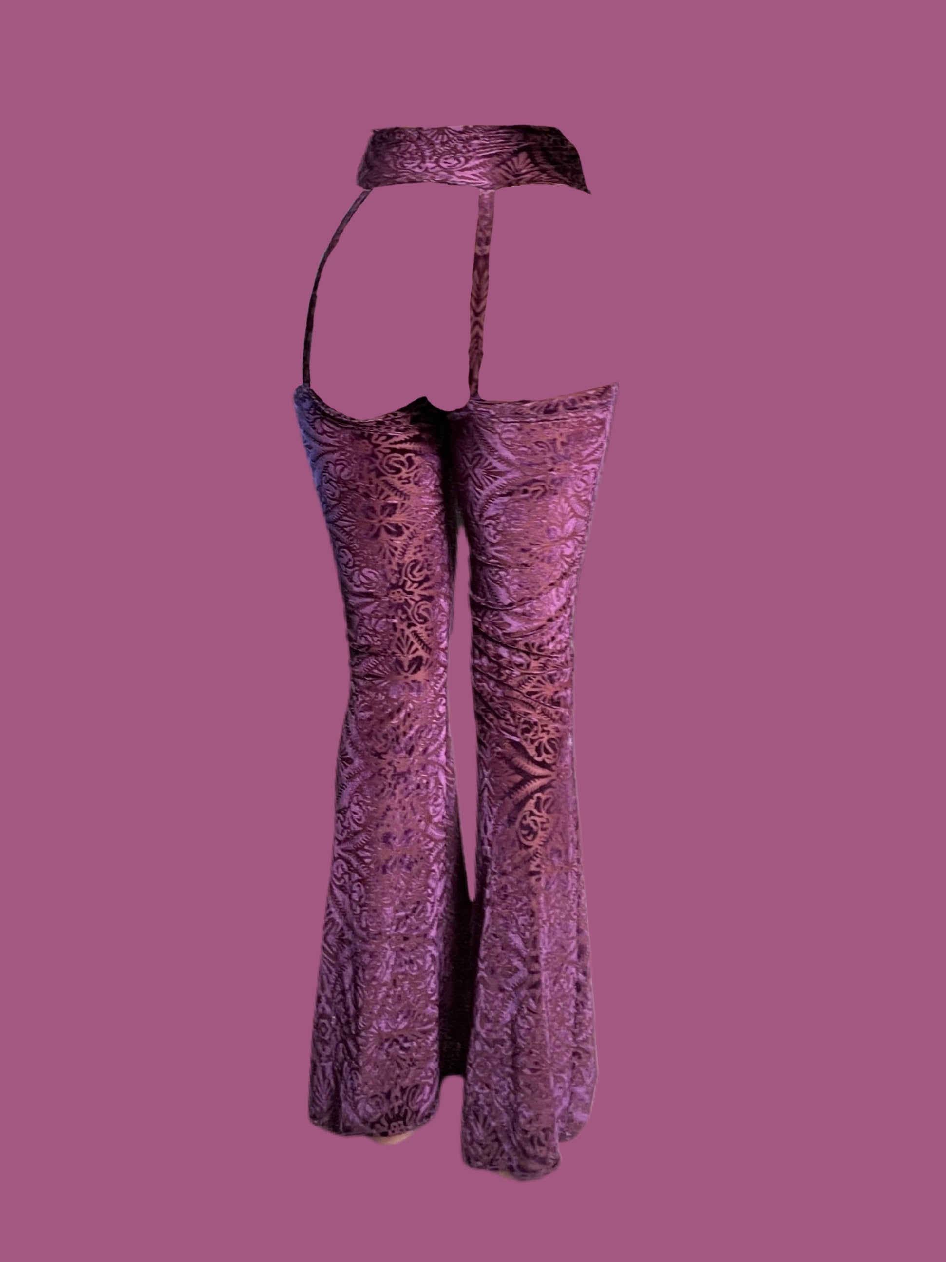 Burnout Velvet Chaps