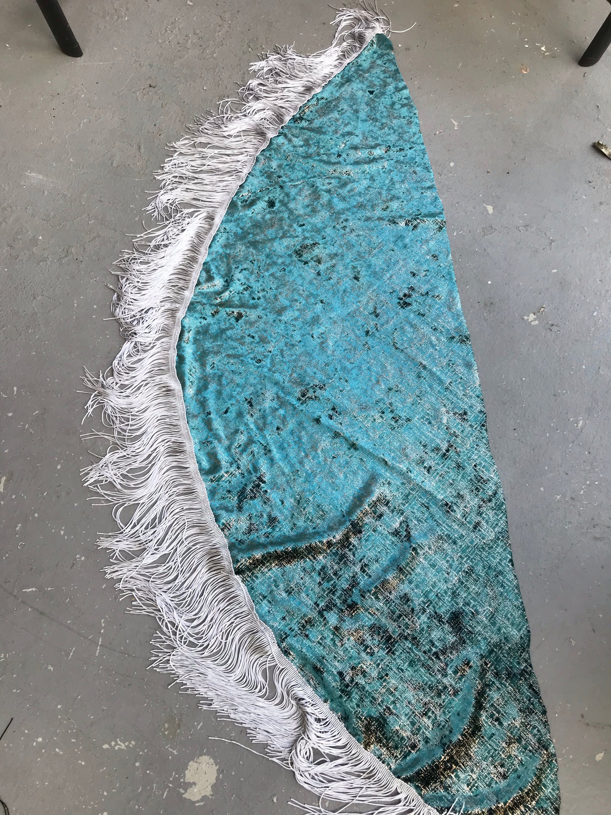 FRINGE SKIRT - Silver