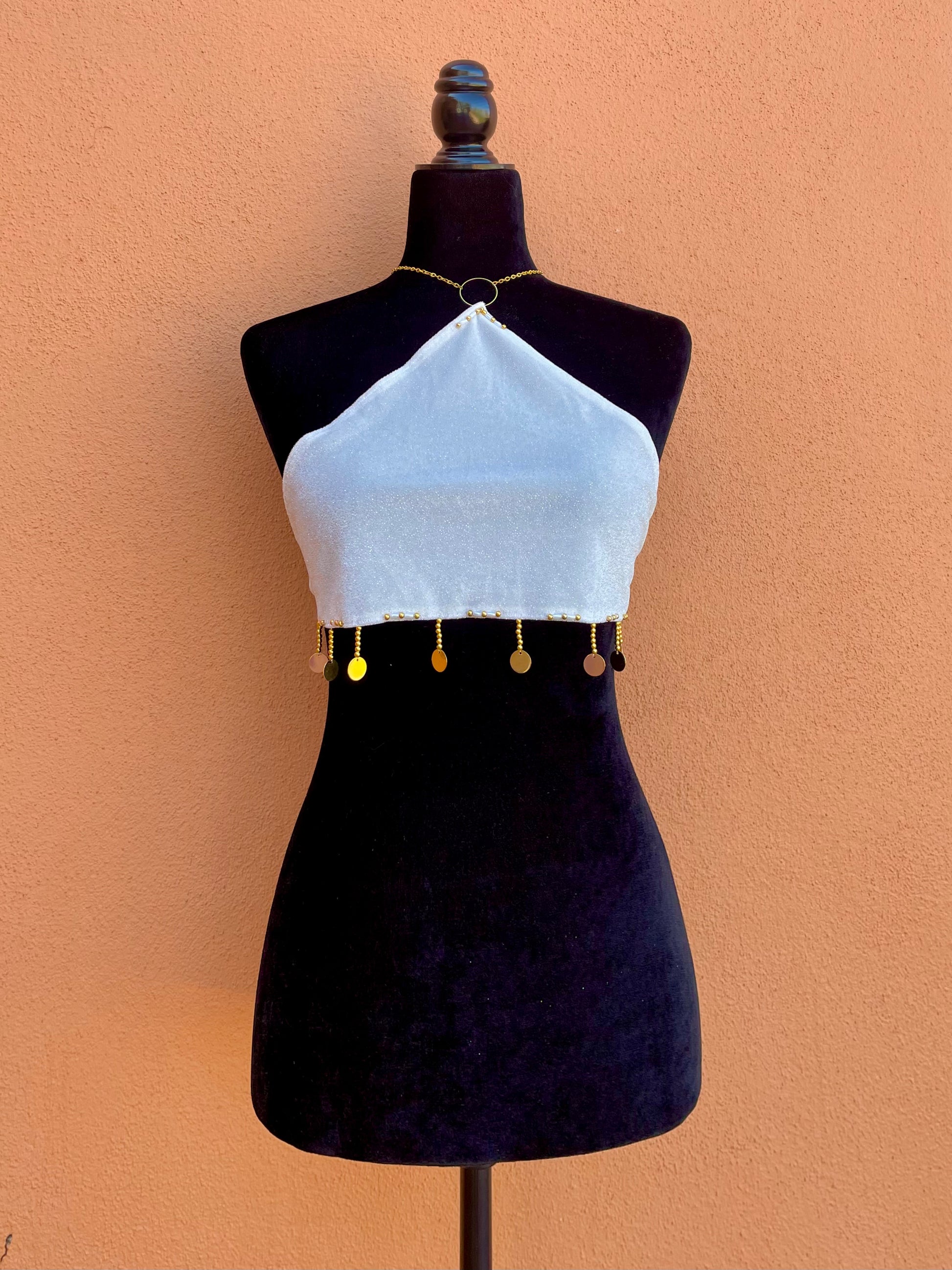Snow Queen Beaded Halter