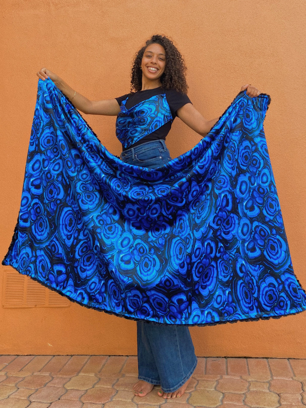 Malachite Plush Blanket