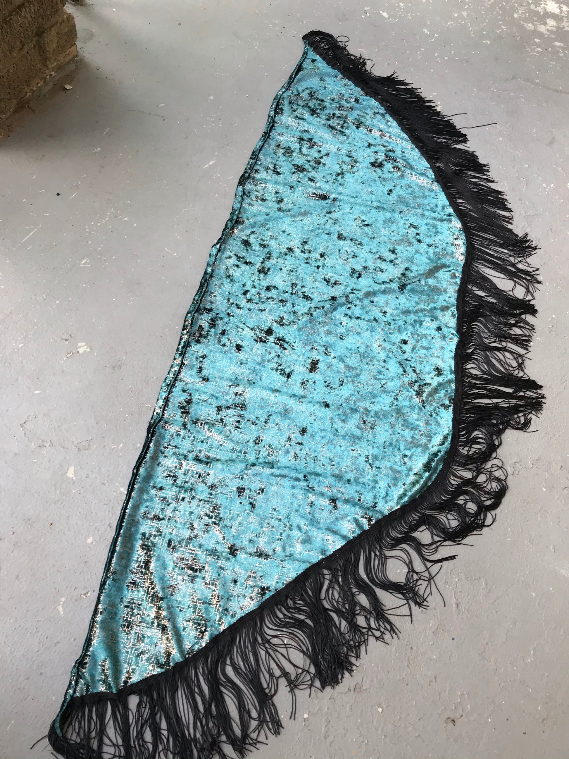 FRINGE SKIRT - Black