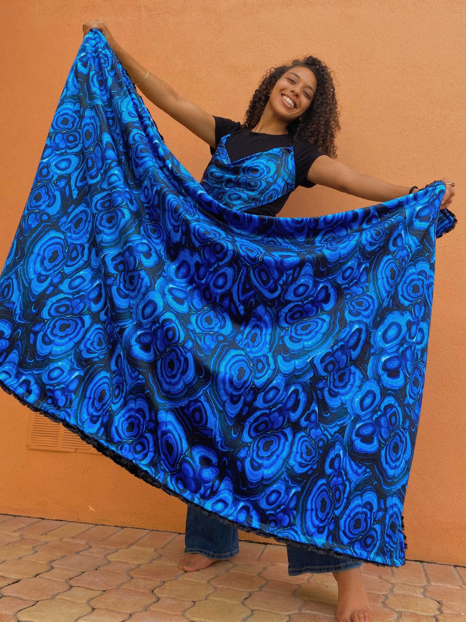 Malachite Plush Blanket