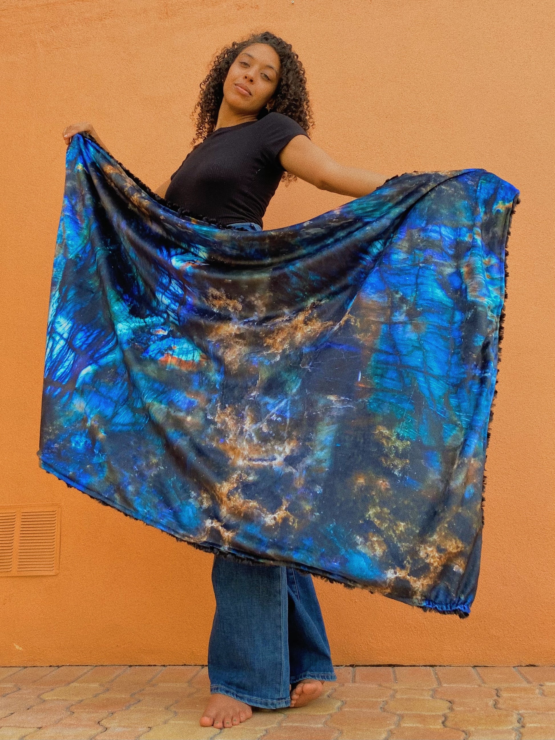 Malachite Plush Blanket